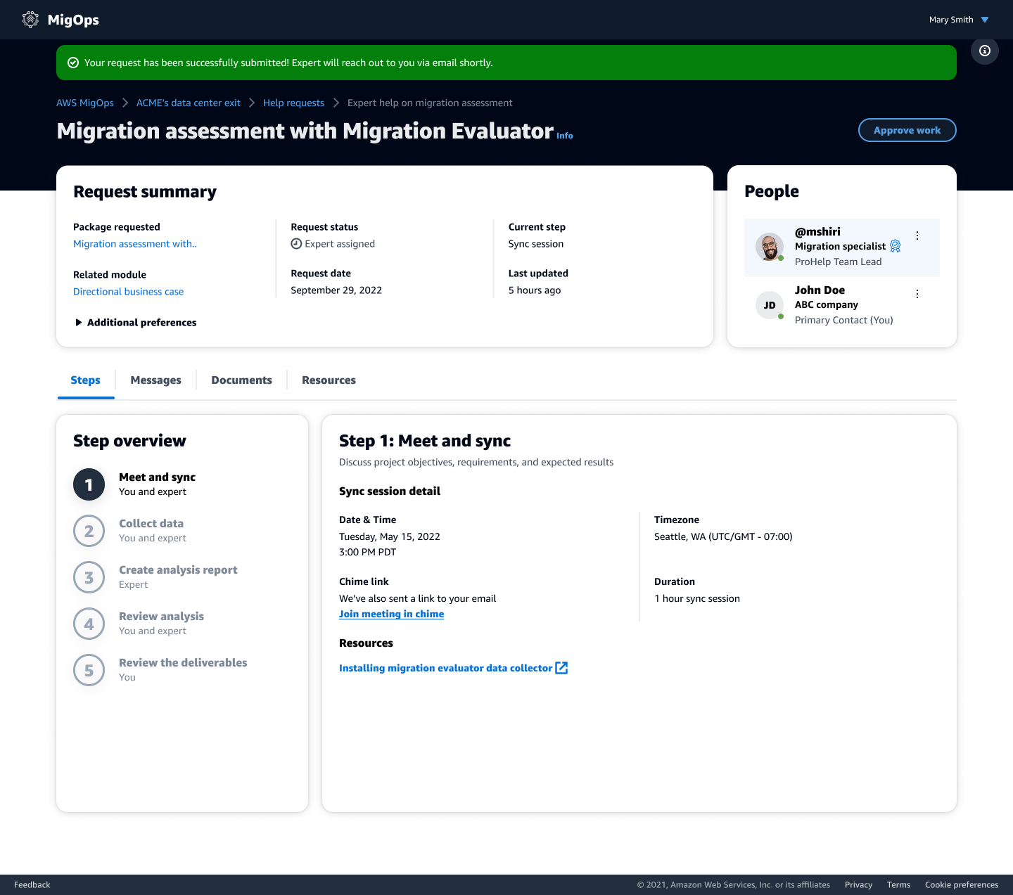 Collaboration and delivery flow