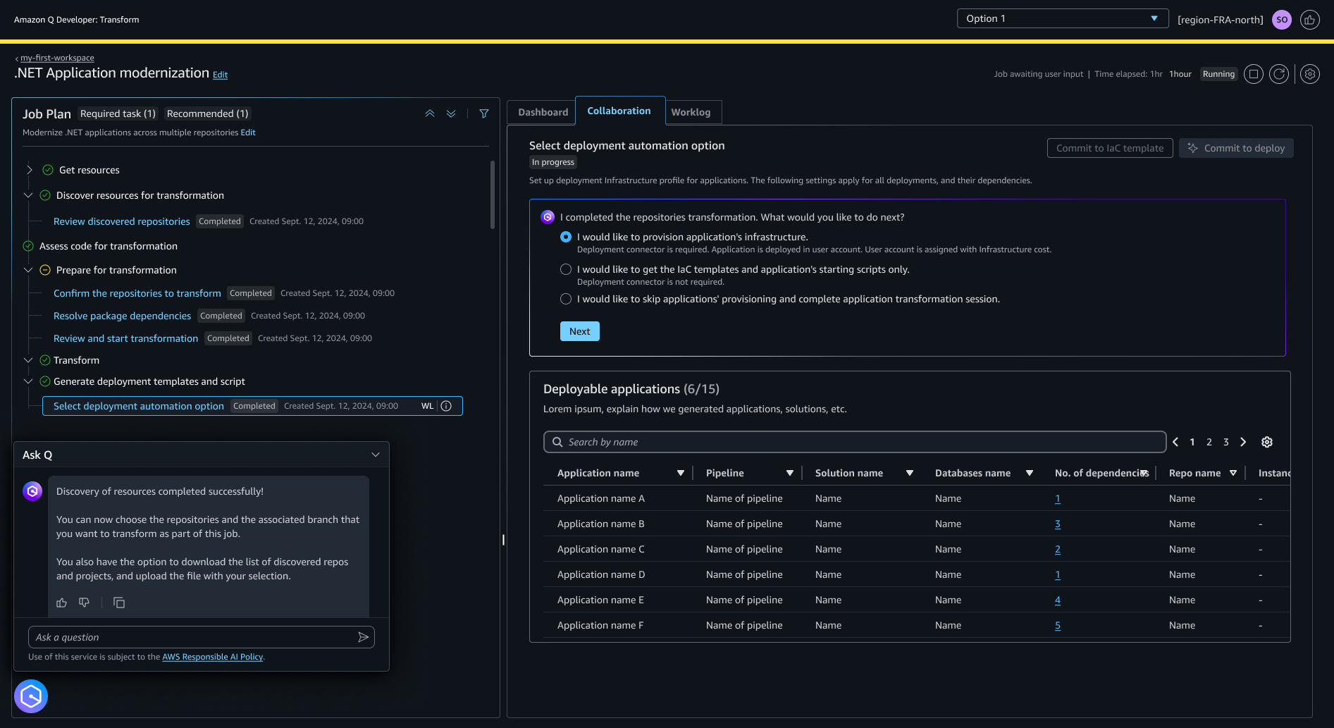 Old framework architecture